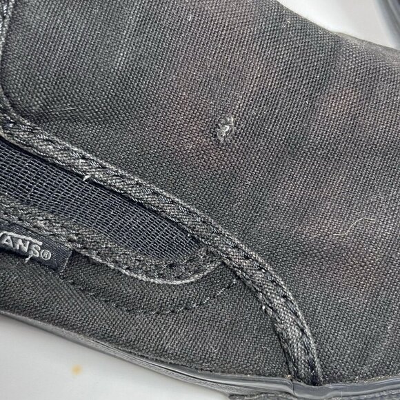 Vans Black Sneakers Sleek Slip-On Comfort - Picture 7 of 9